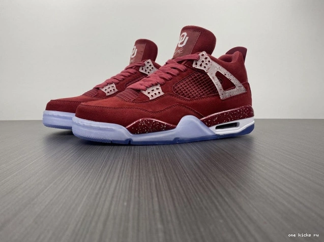 Rep Onekick 4 AJ4-904282 Sooners Oklahoma PE Jordan Retro 0807